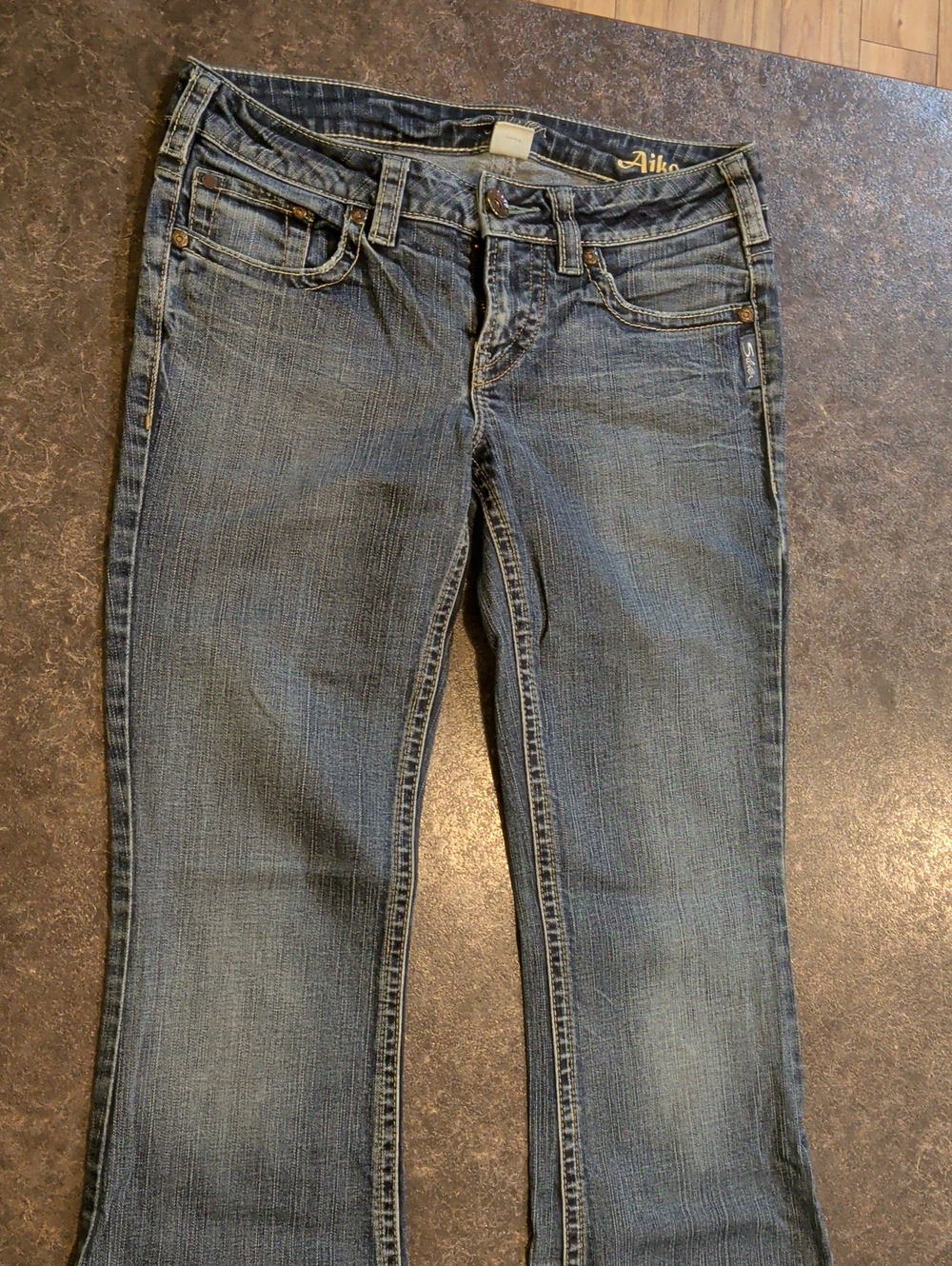 Silver Women's Bootcut Jeans. Aiko